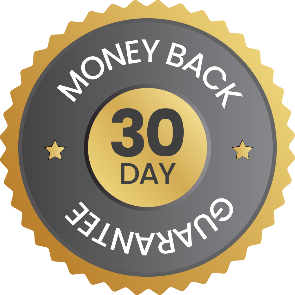 30 days money back guarantee seal